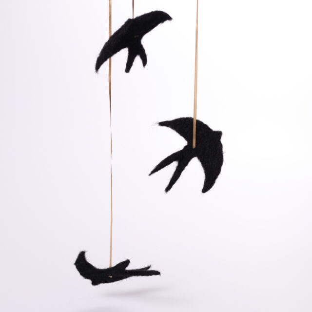 Små svalor siluett, mobil *SÅLD