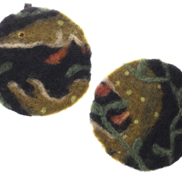 Gädda, koppunderlägg (två st.) *SÅLD