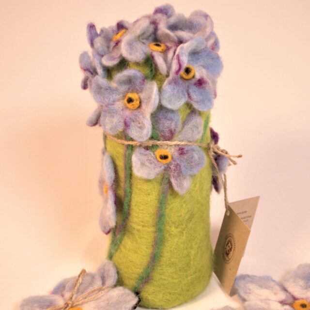 Förgätmigej blombukett